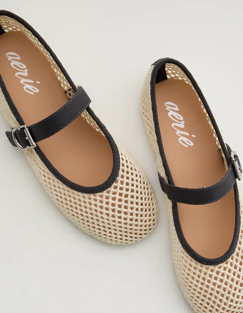 Aerie Crochet Ballet Flats