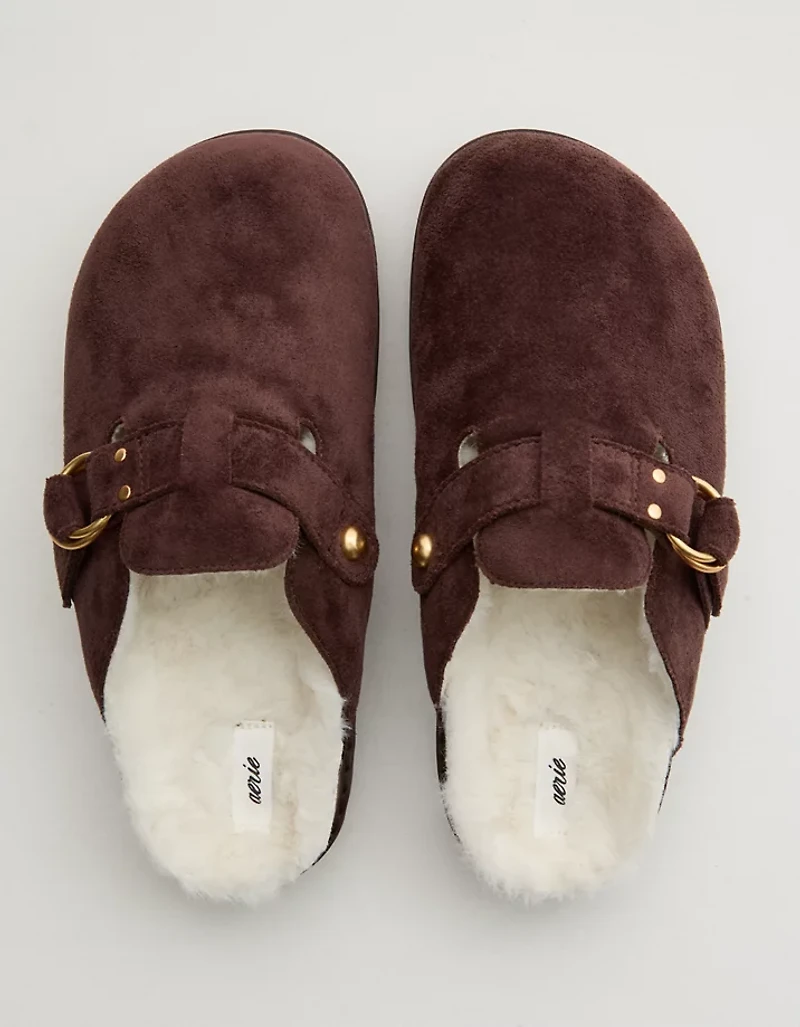 Aerie Suede Platfrom Clogs