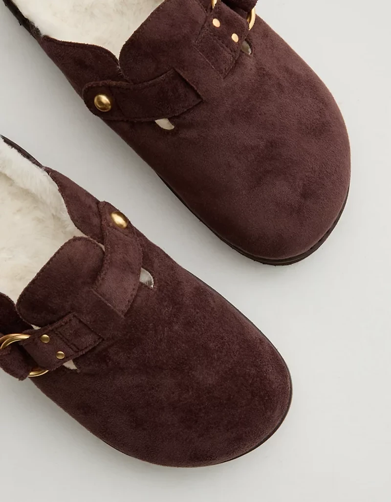 Aerie Suede Platfrom Clogs