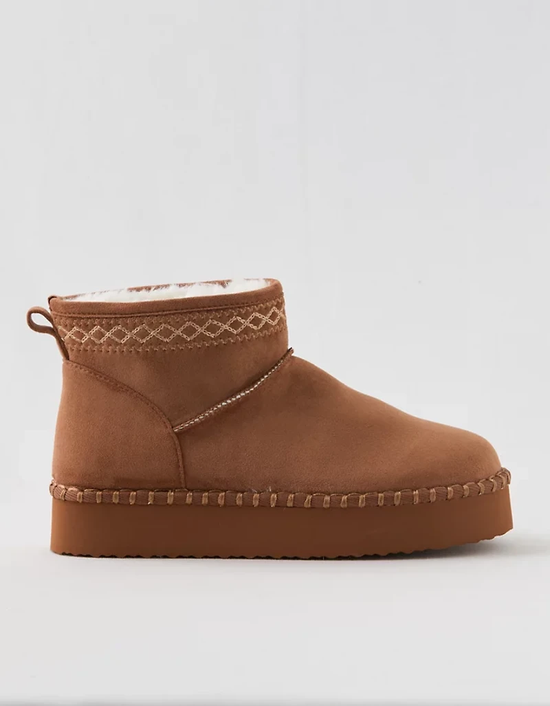 Aerie Embroidered Scuff Booties