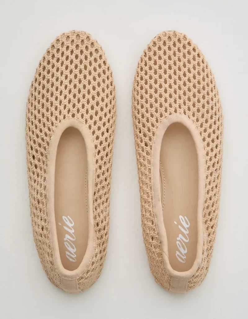 Aerie Crochet Ballet Flat