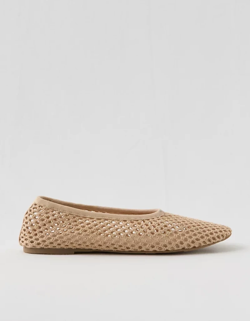 Aerie Crochet Ballet Flat