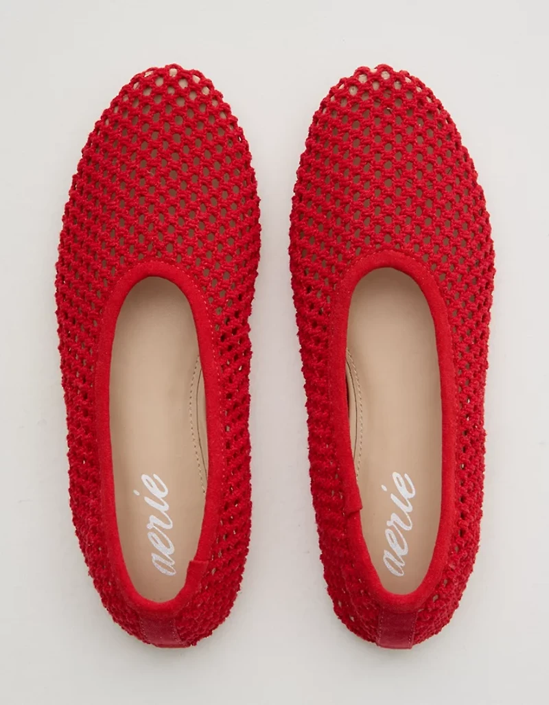 Aerie Crochet Ballet Flat