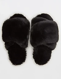 Aerie Fur Slides