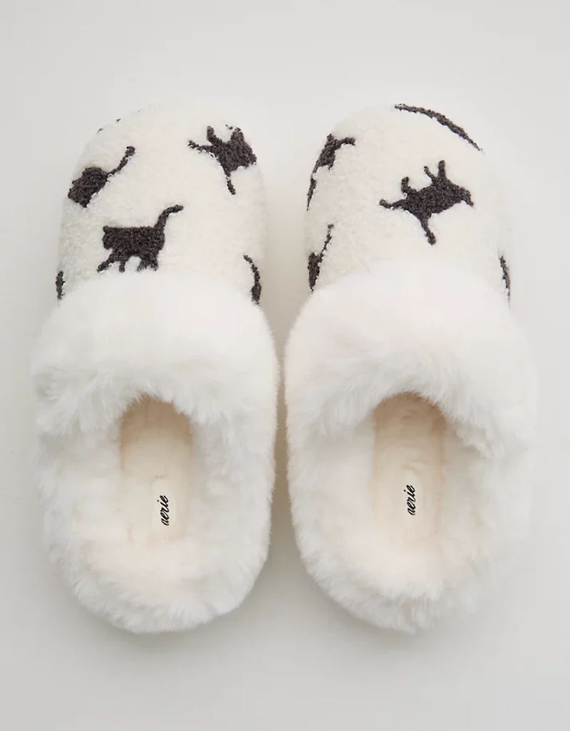 Aerie Embroidered Slippers