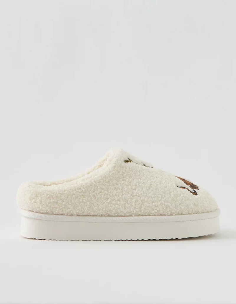 Aerie Sherpa Scuff Slippers