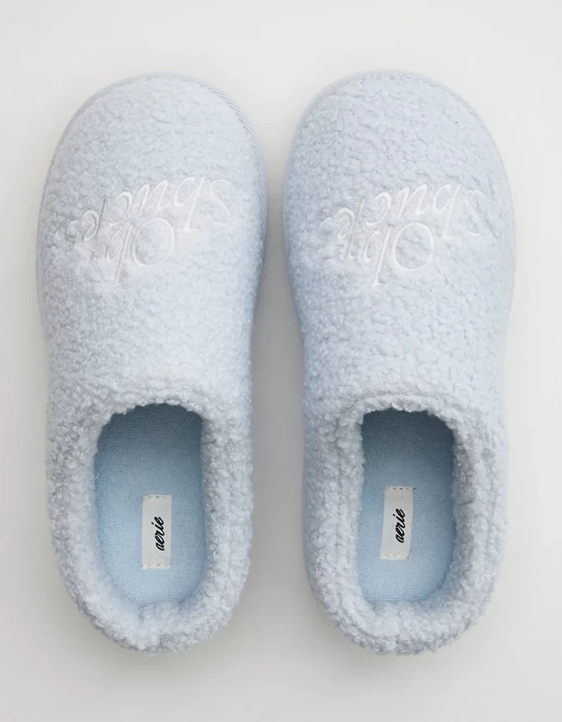 Aerie Sherpa Scuff Slippers