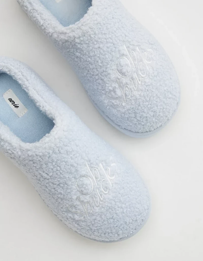 Aerie Sherpa Scuff Slippers