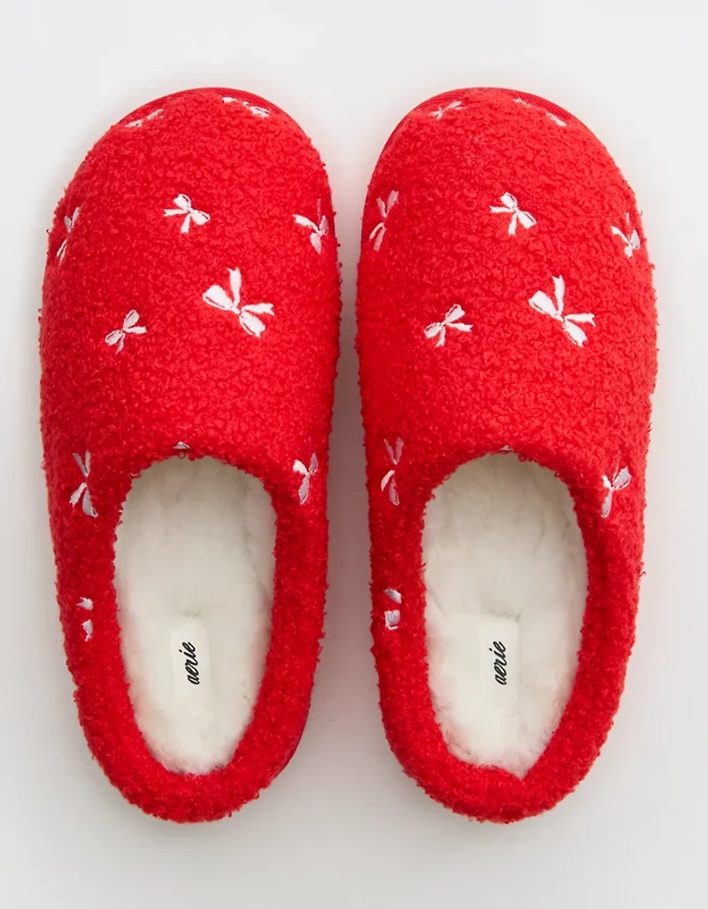 Aerie Sherpa Scuff Slippers