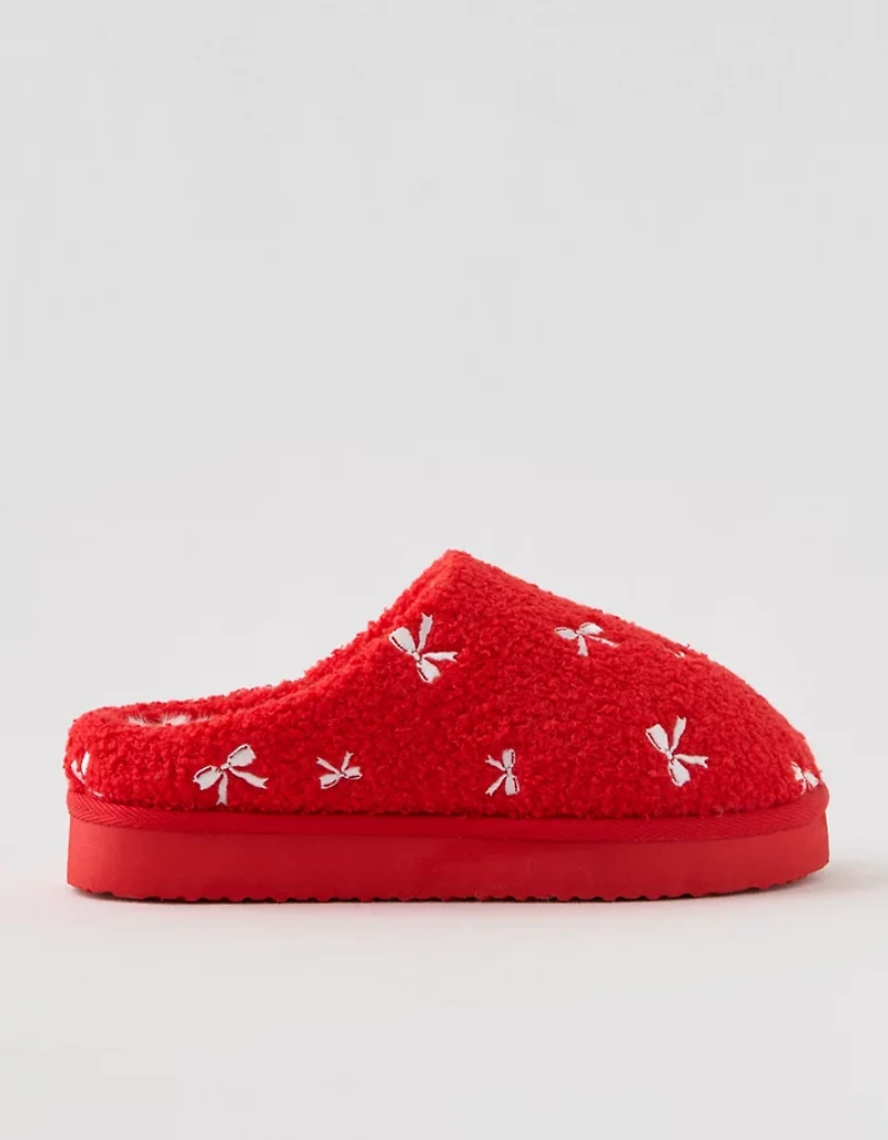 Aerie Sherpa Scuff Slippers