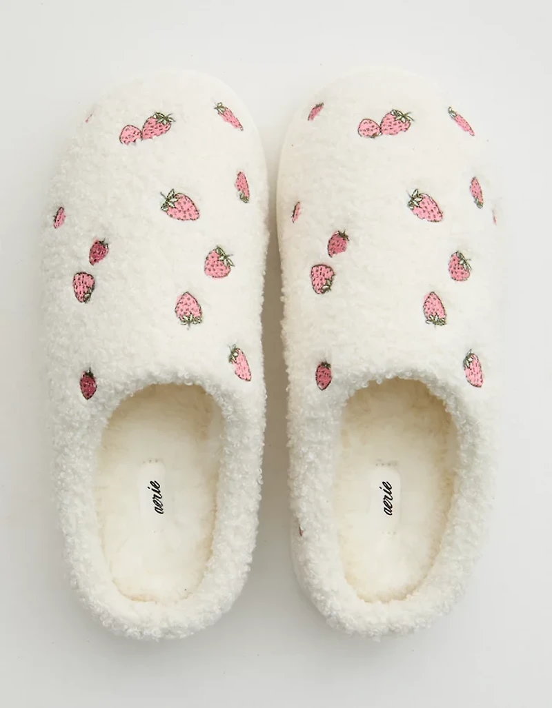 Aerie Sherpa Scuff Slippers
