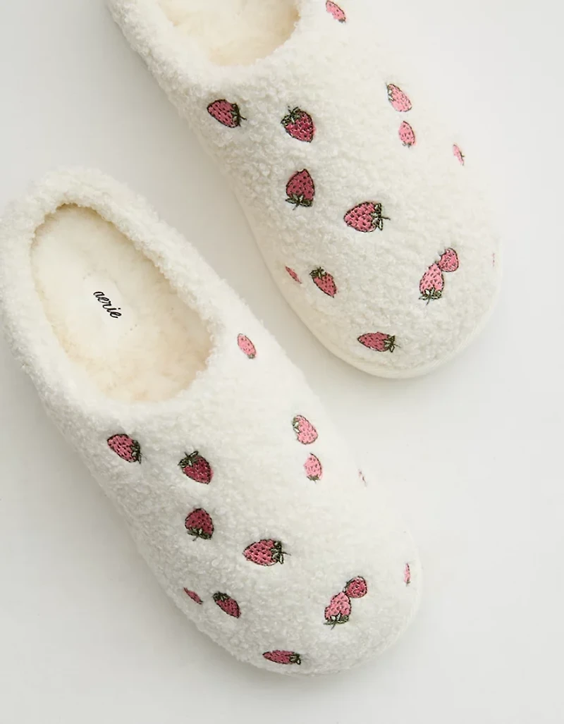 Aerie Sherpa Scuff Slippers