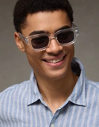 AEO Rectangular Thick Frame Sunglasses