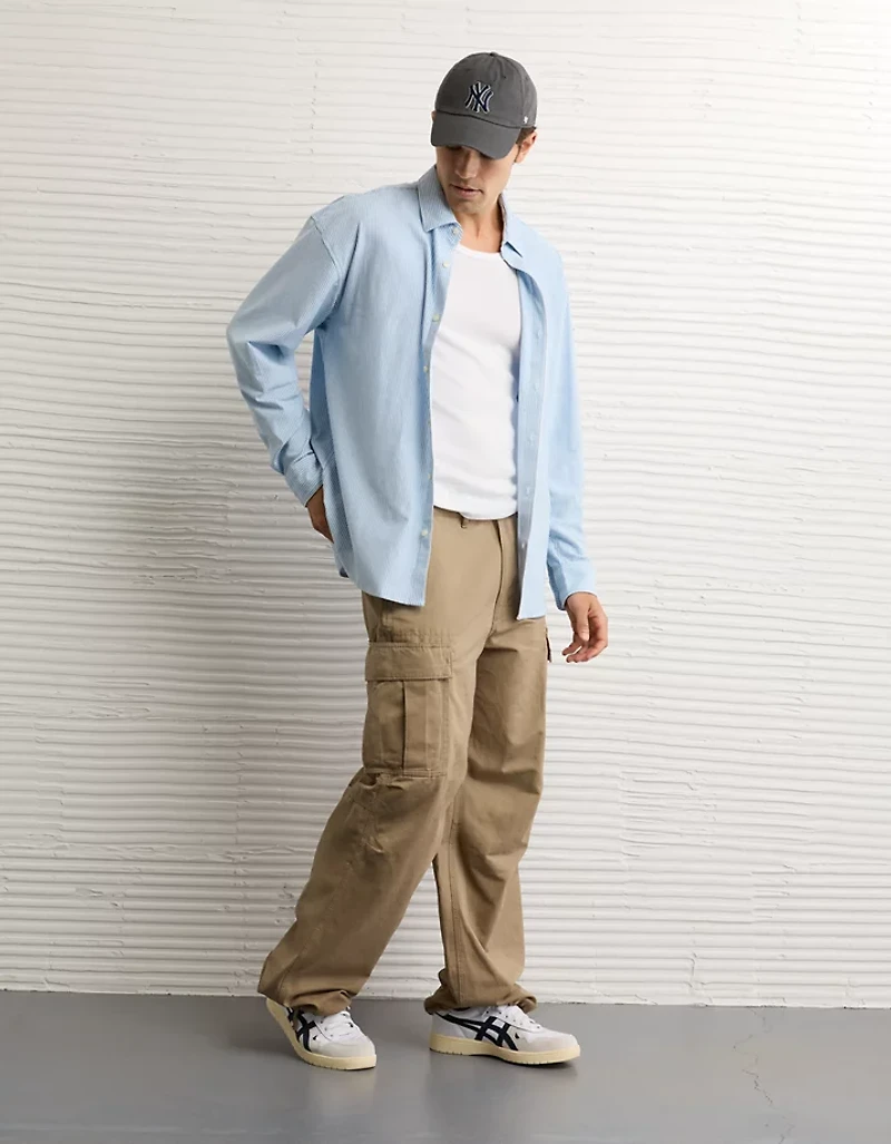 AE Oxford Stretch Piqué Shirt