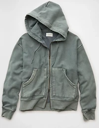 AE Laidback Luxe Full-Zip Hoodie