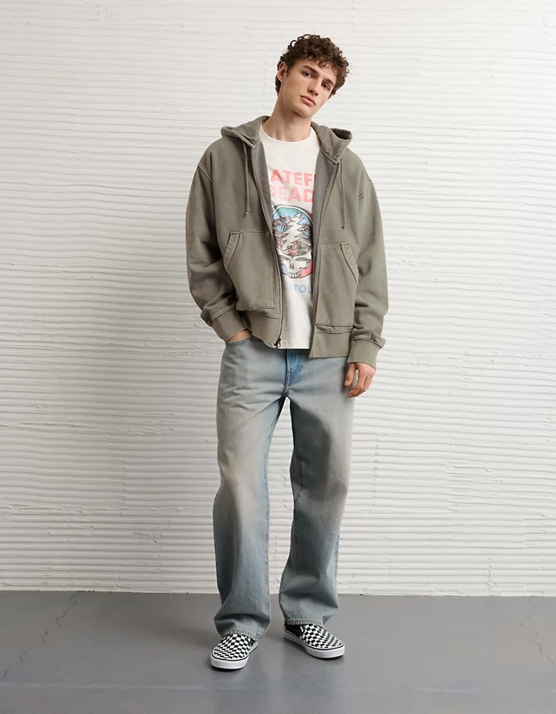 AE Laidback Luxe Full-Zip Hoodie