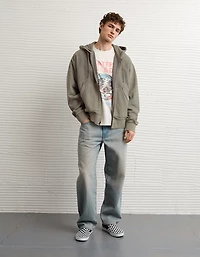 AE Laidback Luxe Full-Zip Hoodie