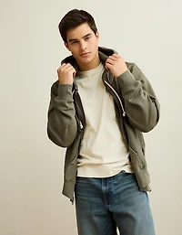 AE Laidback Luxe Full-Zip Hoodie