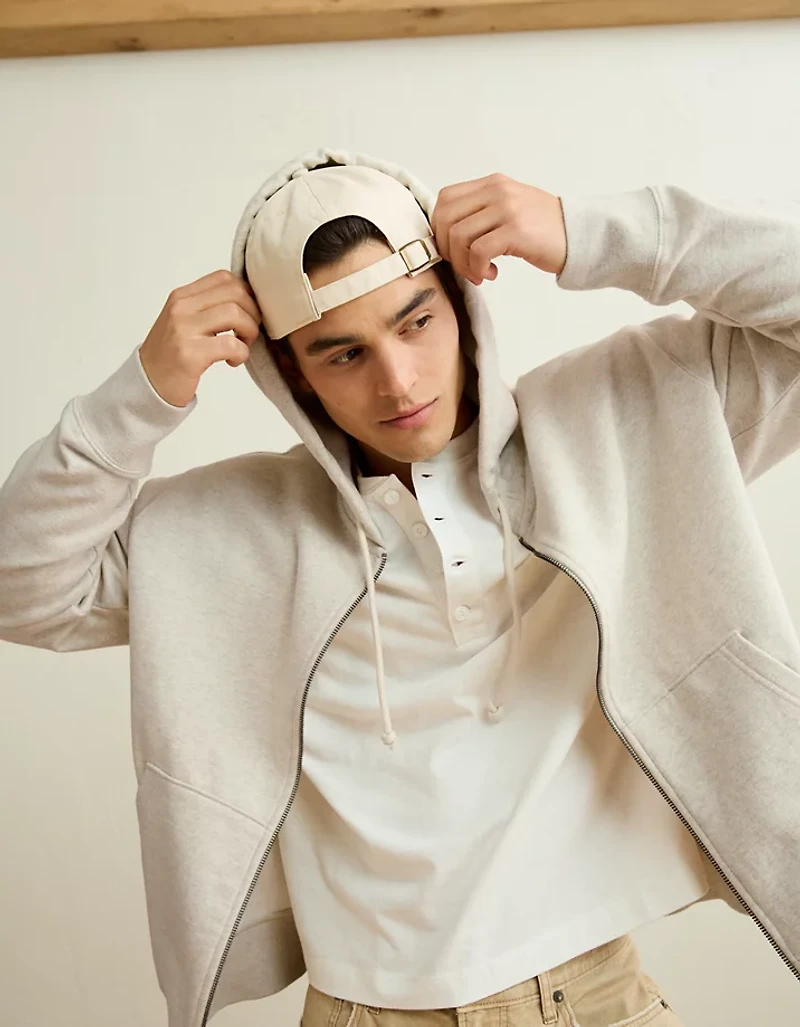 AE Laidback Luxe Full-Zip Hoodie