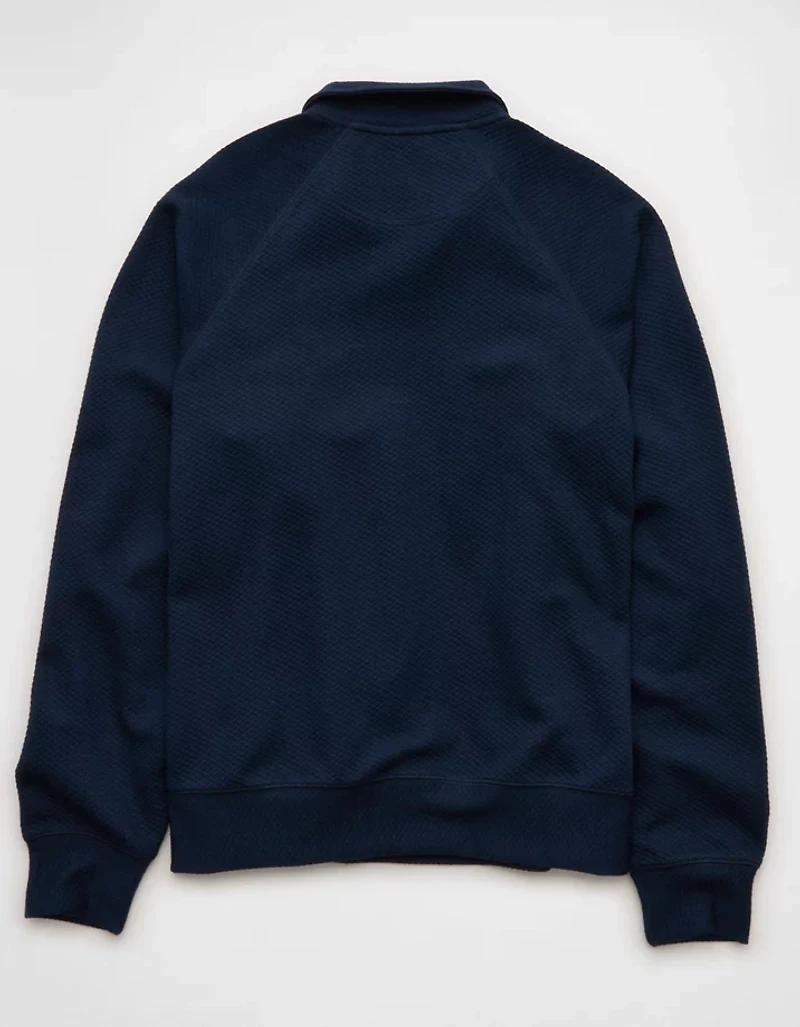 Chandail en molleton matelassé à glissière un quart 24/7 AE