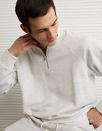 AE 24/7 Quilted Quarter-Zip Sweatshirt
