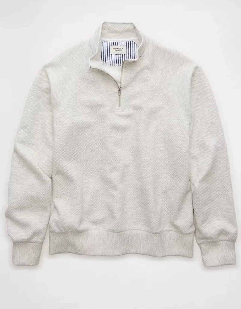 AE 24/7 Quilted Quarter-Zip Sweatshirt