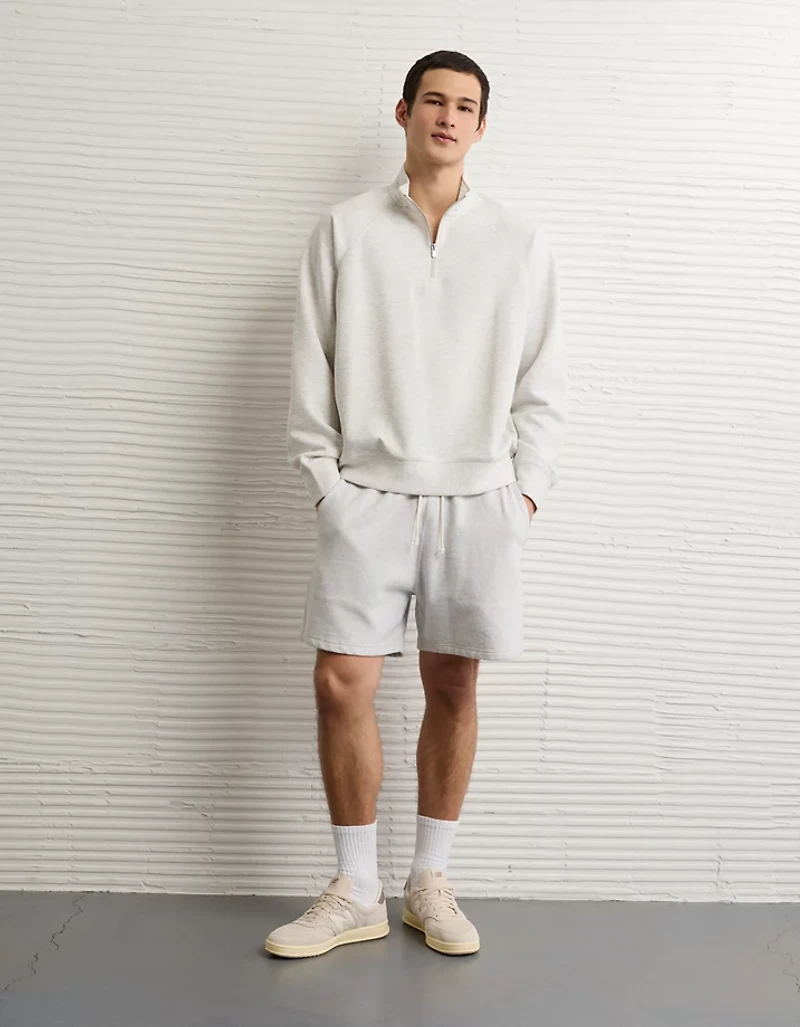 AE 24/7 Quilted Quarter-Zip Sweatshirt