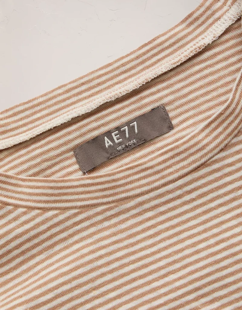 AE77 Linen-Blend T-Shirt