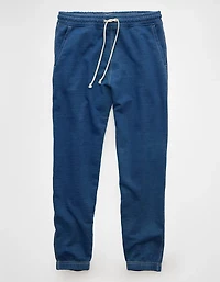 AE Indigo-Dyed Cotton Jogger