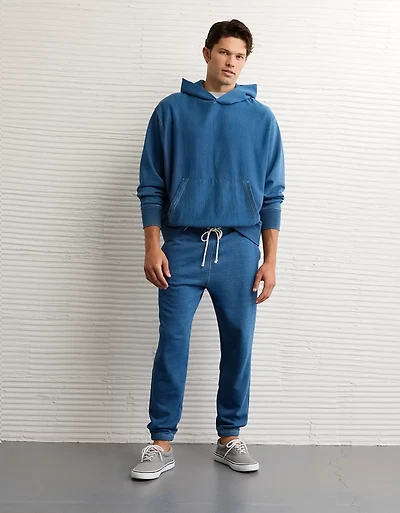 AE Indigo-Dyed Cotton Jogger