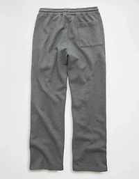 Pantalon en molleton à ourlet ouvert lourd Luxe décontracté AE