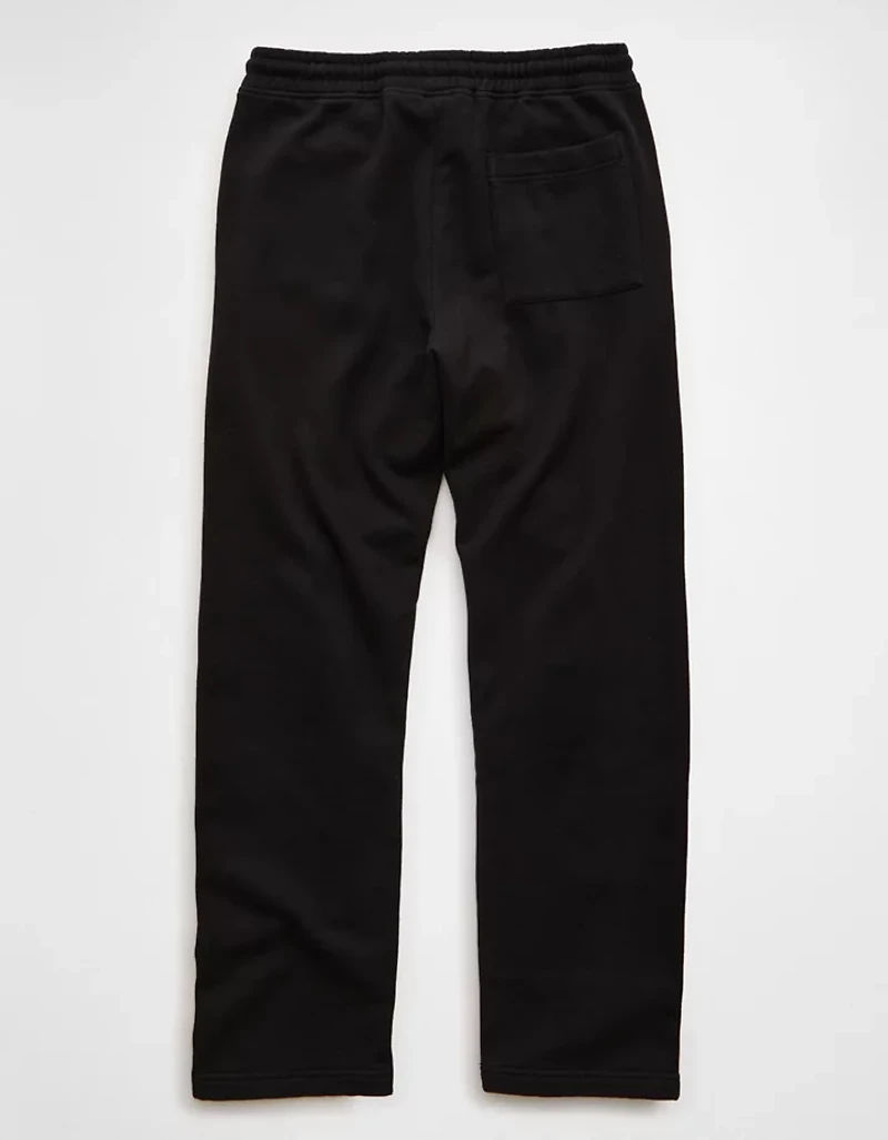 AE Laidback Luxe Heavyweight Open-Hem Sweatpant