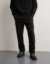 AE Laidback Luxe Heavyweight Open-Hem Sweatpant
