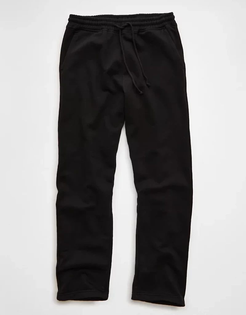 AE Laidback Luxe Heavyweight Open-Hem Sweatpant