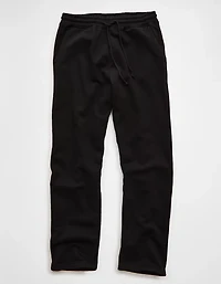 AE Laidback Luxe Heavyweight Open-Hem Sweatpant