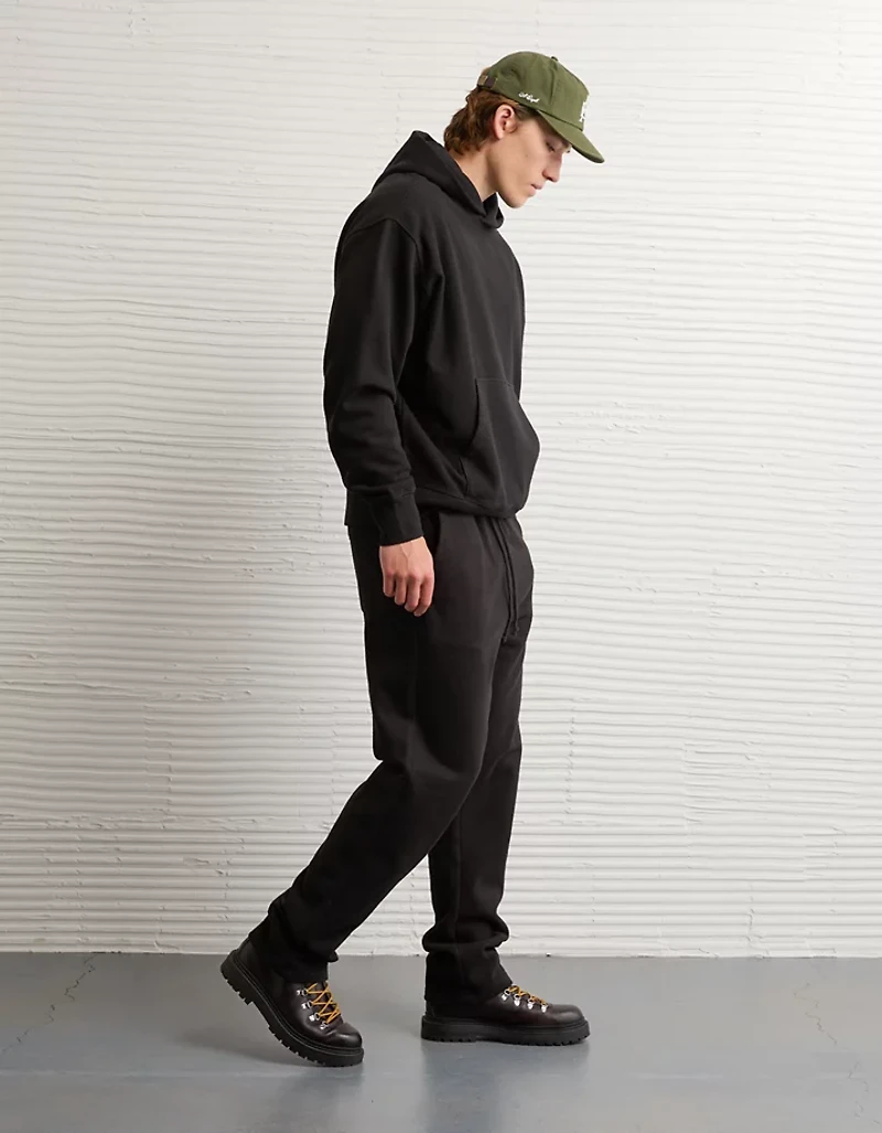 AE Laidback Luxe Heavyweight Open-Hem Sweatpant