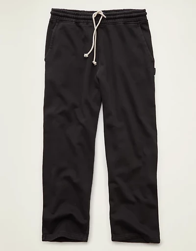 AE Laidback Luxe Heavyweight Open-Hem Sweatpant
