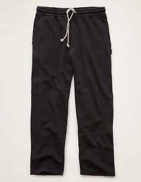 AE Laidback Luxe Heavyweight Open-Hem Sweatpant