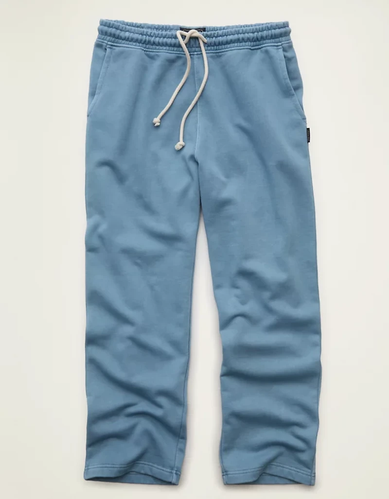 AE Laidback Luxe Heavyweight Open-Hem Sweatpant
