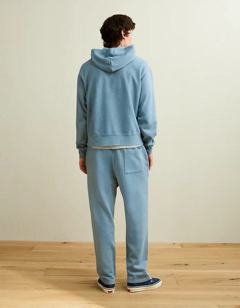 AE Laidback Luxe Heavyweight Open-Hem Sweatpant