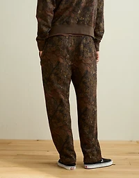 AE Laidback Luxe Heavyweight Open-Hem Sweatpant