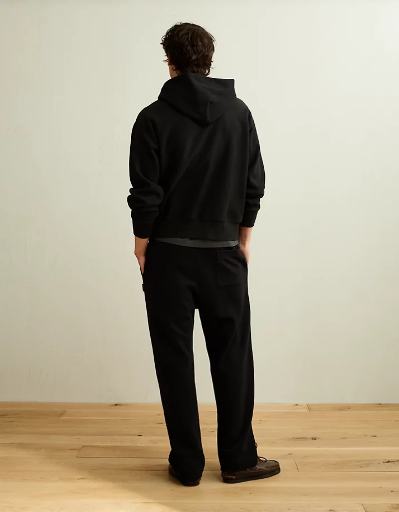 AE Laidback Luxe Heavyweight Open-Hem Sweatpant