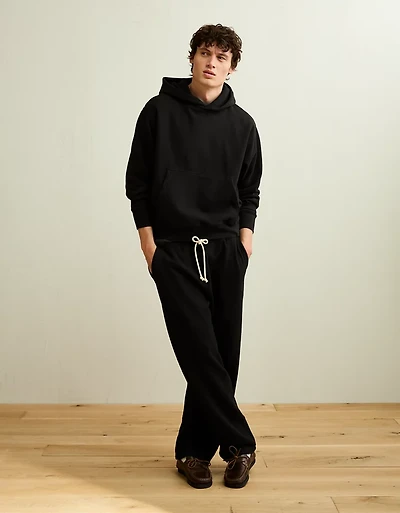 AE Laidback Luxe Heavyweight Open-Hem Sweatpant