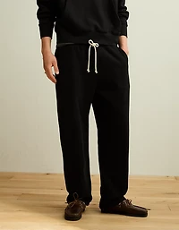 AE Laidback Luxe Heavyweight Open-Hem Sweatpant