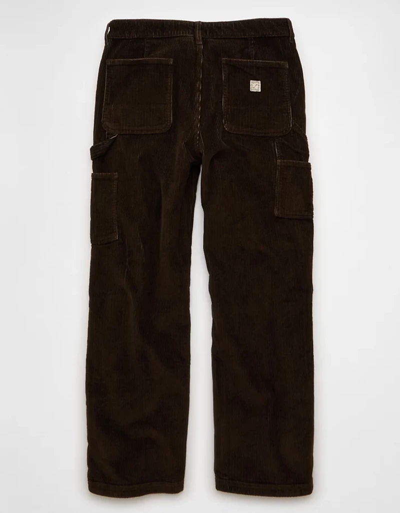 Pantalon de menuisier lâche en velours côtelé AE