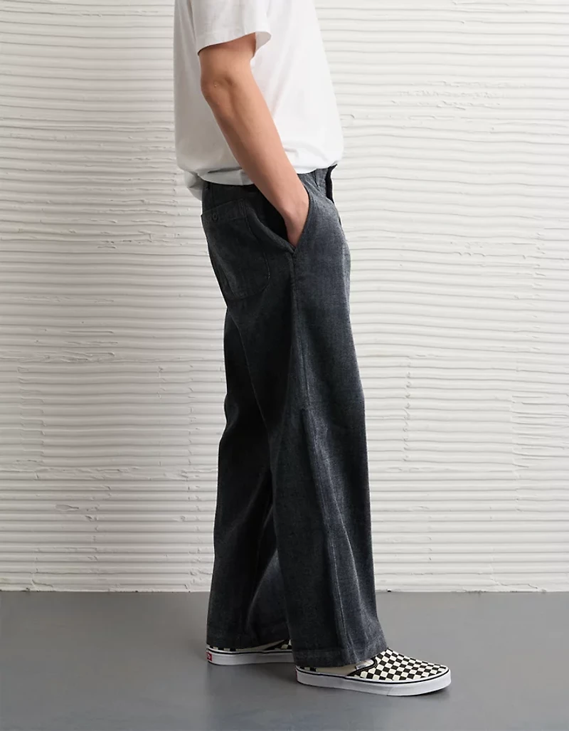 Pantalon plissé ample AE