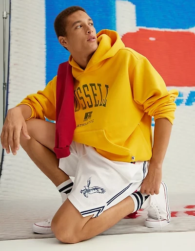 Short en maille de 7 po AE x Russell Athletic