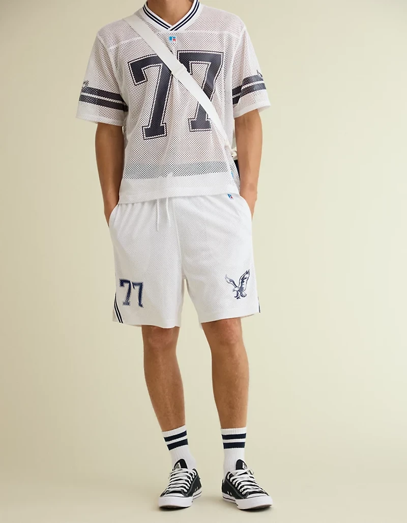 Short en maille de 7 po AE x Russell Athletic