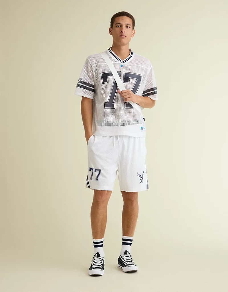 Short en maille de 7 po AE x Russell Athletic