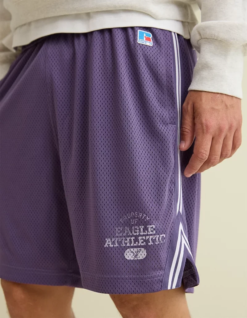 AE x Russell Athletic Mesh 7" Short
